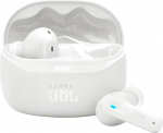 JBL Tune Beam 2 juhtmevabad Bluetooth k&otilde;rvaklapid m&uuml;rasummutusega, 48 tundi taasesitusaega, IP54 vee- ja tolmukindlus, mitmepunktiline &uuml;hendus, ergonoomiline disain, valge v&auml;rvi