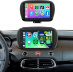 9-tolline [Incell puuteekraan] Android 15 autoraadio Fiat 500X 2014-2020 juhtmevaba Carplay Android autole, 4+64G raadio Bluetooth/GPS/tagasi vaatekaamera/FM/RDS/EQ/WiFi/SWC/UIga