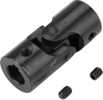 ANKROYU 16 x 32 x 70 mm Keyway Universal Joint Shaft Coupling, Flexible Connector Made of Hardened Stainless Steel, High Torsion Resistance, Ideal for Transmission of Rotational Movements