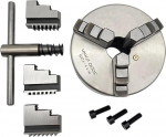 Lathe Chuck 125mm 3 Jaw Self Centering Lathe Chuck K11-125 Precision Metal Lathe Chuck Manual Rolling Chuck