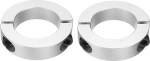hankimise kaart Double Split Shank Collar 60mm Bore Kaheosaline klamber Collar 95mm OD 22mm paksus Alumiinium sulamist kruvi Split Ring Pack of 2