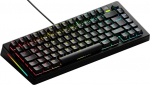 Glorious Gaming GMMK 3: Mechanische Tastatur, TKL 75 %, modulares Dichtungssystem, Doubleshot-PBT-Tastenkappen, Aluminium-Schalterplatte, Hot-Swap (3/5-Pin), Deutsche QWERTZ - Schwarz