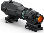 Feyachi M38 5x suurendaja koos RDS-22 punase punkti visiiriga, 1 x 22 mm 2 MOA vintp&uuml;ssi ja punase punkti suurendaja Absoluutne kaasn&auml;gija