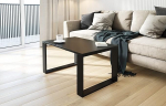 AKKE kohvilaud elutoa laud K&otilde;rvallaud elutuppa Must 60 x 40 x 45 cm