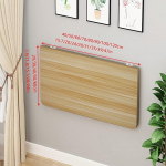 An der Wand montierter Klapptisch, ideal f&uuml;r das Arbeitszimmer im Homeoffice, klappbarer Stehtisch und Werkbank, kompakter Laptop-Schreibtisch, platzsparendes Design