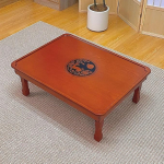 Korea kokkuklapitav s&ouml;&ouml;gilaud K&auml;si v&auml;rvitud madal teetoa laud / Kangi laud laekale ruumi s&auml;&auml;stev disain (80x60x29cm)
