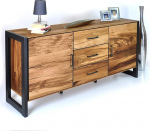Elfo Janne 2276 K&uuml;ljepaneel Vana tammevineeriga metallist grafiithall 168 x K 80,5 x S 40 cm