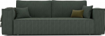 GREKPOL Diivanvoodi voodikastiga 240 x 105 cm - Cord Green - Diivan magamisfunktsiooniga - Diivan magamisfunktsiooniga - Diivan 3-kohaline - Elutoa diivan - Diivanvoodi