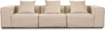 Home Deluxe - Verona diivan - beež, suurus: M - Umbes 327 x 70 x 120 cm, istme k&otilde;rgus: 46 cm, istme s&uuml;gavus: 80 cm, sisaldab padja I Moodulsuvila Moodulsuvila nurgasuvila Elamusmaastikuga.