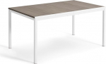 Keter Avon Ristk&uuml;likukujuline v&auml;litingimustes kasutatav terrassilaua 159 x 95 x 75 cm 6-kohaline saarepuidust disain, valge raamiga pol&uuml;prop&uuml;leenist UV-kindel ja