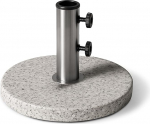 KEPLIN P&auml;ikesevarju alus 9kg - Raske graniidist patio vihmavarju hoidja aia v&auml;lism&ouml;&ouml;bli katuse Gazebo markiis - ilmastikukindel - sobib 45mm poolusele (9kg, graniit)