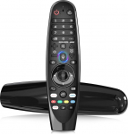 LG 2018-2024 Smart TV-ga &uuml;hilduv h&auml;&auml;lpult, universaalne kaugjuhtimispult h&auml;&auml;lefunktsiooniga ja osutusfunktsiooniga, mis sobib Magic kaugjuhtimispuldi asendamiseks.