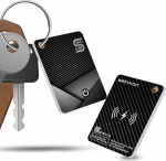 V&otilde;tmete leidja Tracker Qi Wireless Charging IP68 Thin Item Wallet Rahakott Rahakott Pagas asub t&ouml;&ouml;tab koos Apple Find My App & Network (ainult iOS)