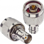 BOOBRIE N-t&uuml;&uuml;pi BNC-adapter N-t&uuml;&uuml;pi mees BNC-naise RF koaksiaalmehe N-mehe BNC-naise adapter mobiilside kahesuunalise raadio traadita LAN seadme WiFi raadioanal&uuml;saatori RF-antenni 2-pakk