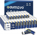 AA LR6 patareid, 108 t&uuml;kki, 1,5 V leelispatareid, pikaajaline v&otilde;imsus, v&otilde;imas, saab kasutada m&auml;nguasjades, &auml;ratuskellades ja muudes elektroonilistes seadmetes.