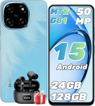 Blackview Color 6 KI Handy Ohne leping 24GB+128GB /2TBTF ,MTK G81 Octa Core 2.0GHz ,6.67" Super PD 50MP ,Android 15 nutitelefon ,5000mAh/18W ,Dual SIM Handys/Fingerabdruck/Face ID/GPS/OTG