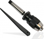 Keyless Drill Chuck B16 1-16 mm with MK3 Taper Mandrel Including Expulsion Latch + Expansion Wedge Drill Chuck Precision Drill Chuck Crefting Tools (MK3)