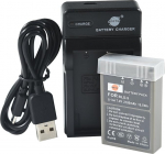 DSTE BLS-5 Li-ion aku ja Micro USB laadija Sobib Olympus E-400 E-410 E-420 E-450 E-600 E-620 E-P1 E-P2 E-P3 jaoks