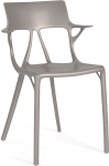Kartell A.I. tool pol&uuml;prop&uuml;leenist metalliline hall 55 x 59 x 94 cm 2 tk komplektis