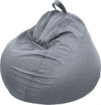 Bananair - Bean bag 120 x 100 cm lastele ja t&auml;iskasvanutele - Bean bag t&auml;idisega, pehme ja mugav - lihtne transportida, masinpesuk&otilde;lblik kate - bean bag, XXL bean bag, gaming bean bag (tumehall)