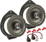 tomzz Audio 4006-001 TA16.5-Pro k&otilde;larite paigalduskomplekt, mis &uuml;hildub Chevrolet Cruze Camaro Hummer H2 H3 165 mm koaksiaals&uuml;steemiga