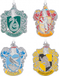 Hallmark Hogwarts Crest 4 t&uuml;kk Keepsake Ornament Harry Potter Tree Decoration Metal rippuv ornament J&otilde;ulud rippuv ornament Kingitused j&otilde;uludeks