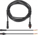 PATIKIL 9.84 Ft 3 Pin Verl&auml;ngerungskabel, 22AWG Wasserdichtes IP67 Verl&auml;ngerungskabel mit 7.87" Stecker-Buchse-Set f&uuml;r Boot Auto LKW Innen-/Au&szlig;en Solar LED Streifenlicht, Schwarz