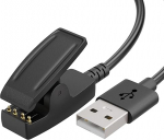 Tucana 2 Pack laadimiskaabel, mis &uuml;hildub Garmin Approach S20/G10 Forerunner 235/35/35/64/230/630/645/645 Music/735XT/Vivomove HR/Lily asendus USB laadimiskaabel s&uuml;nkroonimisandmekaabel (Pack of 2)