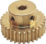 0,5 Modul 100 Z&auml;hne Kupferschneckengetriebe 1:100 Reduktionsturbinenritzel 51,5 mm Durchmesser 0,5 M 100T Schneckenturbinengetriebe Eingriffswinkel(5mm bore)