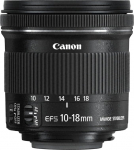 Canon Ultra Wide Angle Lens with Zoom EF-S 10 - 18 mm F/4.5-5.6 IS STM Black / Anthracite