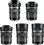 SIRUI Sniper F1.2 Auto Focus Lens Set, 16 mm, 23 mm, 33 mm, 56 mm, 75 mm Wide Angle APS-C Camera Lens, X Mount Lens for X-H2s, X-T5, X-M5, X-S20 (AS-5S-XB, X Mount, Black)