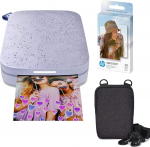 HP Sprocket Portable 2x3-tolline kiirprinter (lilla) tsinkpaberipakett (lilla)