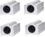 4tk lineaarsed rull-laagrid, mudel SCS6UU-SCS20UU, mida kasutatakse peamiselt CNC osade, 3D-printeri osade, t&auml;ppispingid (suurus: SCS20UU)