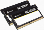 Corsair Mac m&auml;lu SODIMM 32GB (2x16GB) DDR4 kuni 2666MHz CL18 m&auml;lu Mac s&uuml;steemidele, Apple Kvalifitseeritud - Must