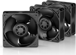 ARCTIC S12038-4K (3 tk) - 120 x 120 x 38 mm serverventilaator, 600-4000 rpm, PWM reguleeritud, 4-pin &uuml;hendus, 12 V DC, eriti t&otilde;hus, must