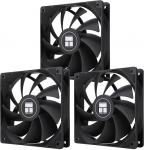 TR-Thermalright TL-C12C X3 120mm 4 Pin PWM ventilaator Vaikne jahutus 1550RPM kiirus Madal m&uuml;ra 25.6dBA arvutite jahutuss&uuml;steemidele Mustanahaline