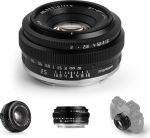 TTARTISAN 25 mm F2 kaameraobjektiiv Fuji X-Mount APS-C k&auml;sitsi teisaldatav metallist pannkoobjektiiv Fujifilm XF-Mount X-T5 X-H2S X-S20 X-T30 II X-E4 X-S10 X-H2 X-H1 jaoks.