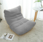 ArtsPavilion Lounge Chair Lazy Boden Diivan Akzent Sitzsack Couch F&uuml;r Wohnzimmer Eckstuhl Schlafzimmer Salon B&uuml;ro Lazy Sofa St&uuml;hle Frenchgrey