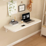 Kokkupandav laud seinale k&ouml;&ouml;k s&ouml;&ouml;gituba kontor magamistuba 90x40cm ruumi s&auml;&auml;stev kokkupandav t&ouml;&ouml;pink kodubaarile koos ujuv disainiga valge