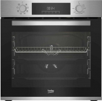 Beko BBIM12300X Built-in Oven, LED Display, 8 Cooking Functions, Robust Door, H x W x D: 59.5 x 59.4 x 56.7 cm / 72 litres.