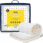 Snug Deeply Dreamy ekstra paks madratsitopper elastsete rihmadega Tepitud mugavus Super pehme h&uuml;poallergeenne masinpesu &uuml;hekohaline 190 x 90 cm