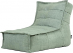 Icon Dolce Bean Bag Lounger t&auml;iskasvanutele, Sage Green, Siseruumides ja v&auml;ljas kasutatav Bean Bag koos t&auml;idisega, Bean Bag, vetth&uuml;lgav kangas, mugav tool elutuppa, Lounge, magamistuppa, aeda.