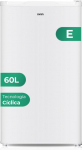 Svan SCV85502E Vertikaalne s&uuml;gavk&uuml;lmik, valge, 60 liitrine, p&ouml;&ouml;rduksega, madala m&uuml;ratasemega, energiaklass E