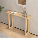 Moodne konsoollaud Hiina stiilis massiivpuidust, Vintage koridorilaud hoiukappidega, &uuml;mardatud servadega, tugevdatud lauap&otilde;hi esikusse ja koridori (puit, 160 cm / 63