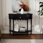 Industrieller rustikaler Eingangskonsolentisch aus Holz, Langer Sofatisch f&uuml;r Wohnzimmer und Flur, Akzent-Foyertisch (39,4" x11,8 x35,4) - stilvolle Wohndekorl&ouml;sung