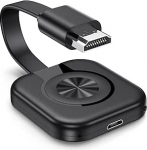 Traadita HDMI adapter, 2,4/5 GHz traadita HDMI dongle TV Stick/Projektor/Monitor, 1080P Full HD Miracast Dongle Wi-Fi Display Adapter &uuml;hildub iPhone/iPad/PC/Android/Windows/Monitoriga