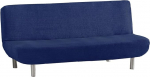 Eysa Aquiles Elastic Clic Clac Sofa Cover 3-Seats, Polyester-Cotton, Blue, 37 x 29 x 9 cm