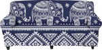 UOIMAG Stretch Sofa Slipcover Bohemian Mandala Elephant Soft Sofa Cover Couch Loveseat Armchair Slipcovers for 3 Seater