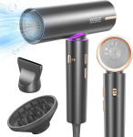 YASHE Ion f&ouml;&ouml;n, 110,000 RPM harjadeta mootor, 1800 W f&ouml;&ouml;n koos hajuti ja kontsentraatoriga, 3 kiirust, 4 soojuse seadistust, k&uuml;lm nupp, 23 m/s kiire kuivatamine salongile, koju