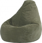 Icon Dalton Laste Bean Bag, Sage Green, kohev Corduroy kangas, Bean Bag n&ouml;&ouml;r koos t&auml;idisega, mugav laste m&auml;ngutool, pehmo tool, lugemistool, magamistuba, lastetuba, m&auml;ngutuba, m&auml;ngutuba
